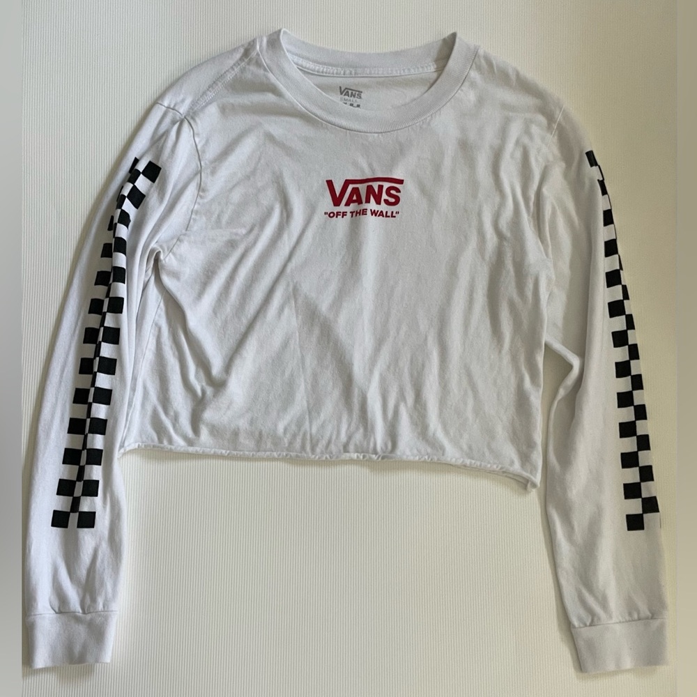 Vans long sleeve crop tee